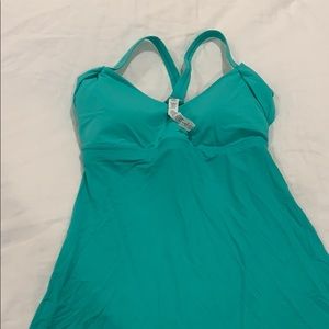 Never worn Lululemon wrap it Up tank